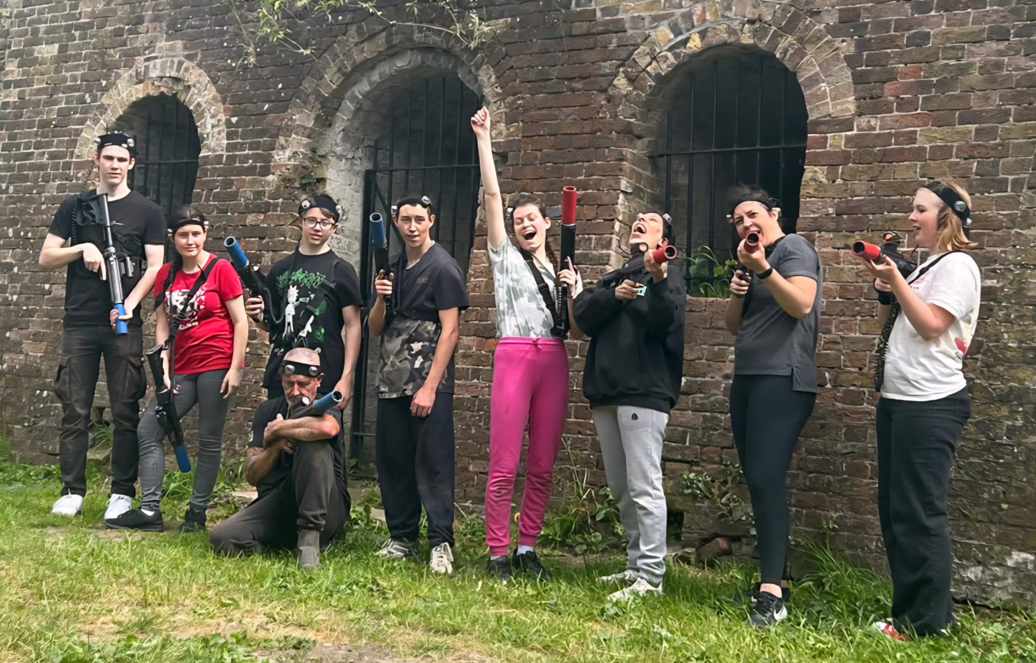 Birthday party laser tag